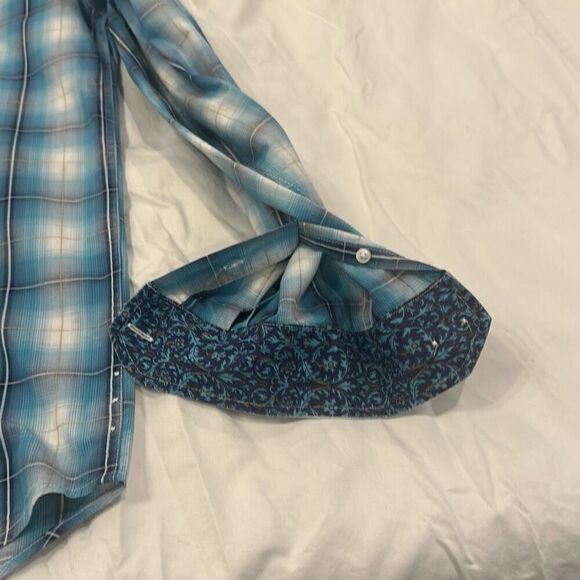 Stetson Cotton Shirt - XL - blue & white - Picture 3 of 10